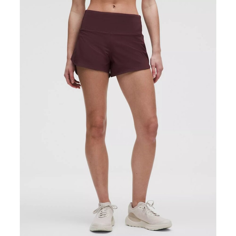 lululemon athletica Women's Athletic Shorts - Burgundy